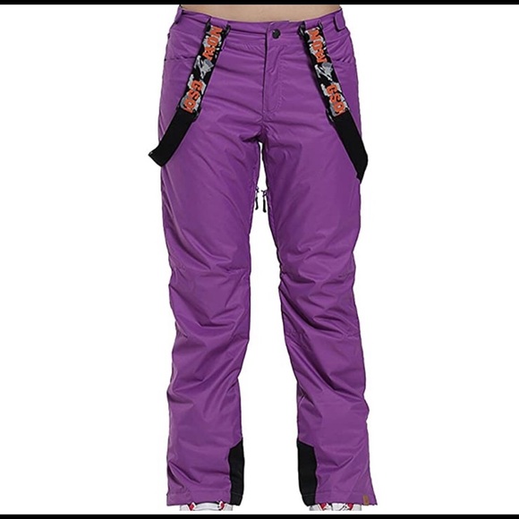 GSOU SNOW Women Ski pants snowboarding Bibs xs - Picture 6 of 7